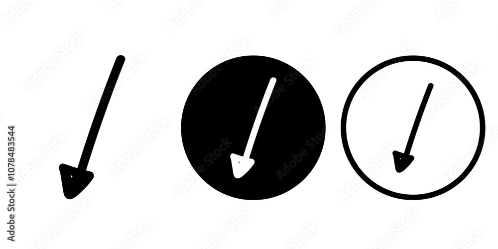 Arrows vectors icon set Arrows vectors icon set