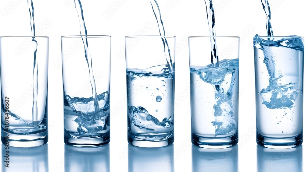 glass of water - Refreshing Water Pour: Capturing Purity and Hydration glass of water - Refreshing Water Pour: Capturing Purity and Hydration