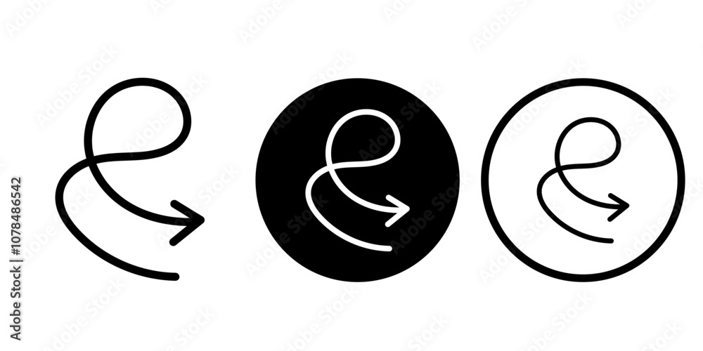 Arrows vectors icon set Arrows vectors icon set