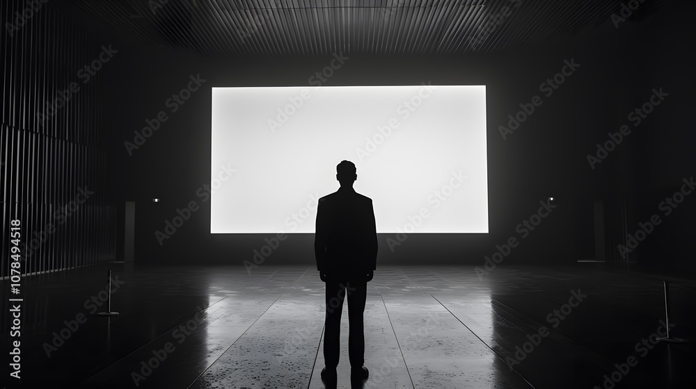 Silent cinema frames in a minimalistic context AI generated illustration Silent cinema frames in a minimalistic context AI generated illustration