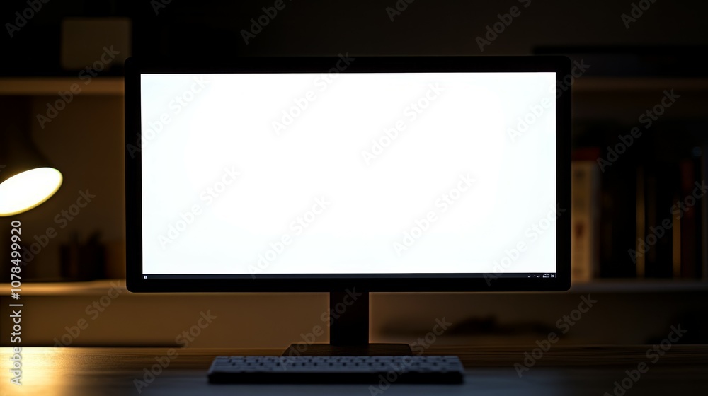 Front view of portable digital tablet computer with blank screen on white background. Empty frame of tablet PC gadget for presentation and mockup Front view of portable digital tablet computer with blank screen on white background. Empty frame of tablet PC gadget for presentation and mockup
