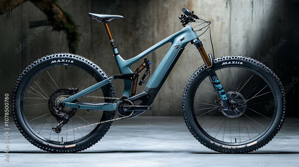 Blue Electric Mountain Bike Photography Blue Electric Mountain Bike Photography