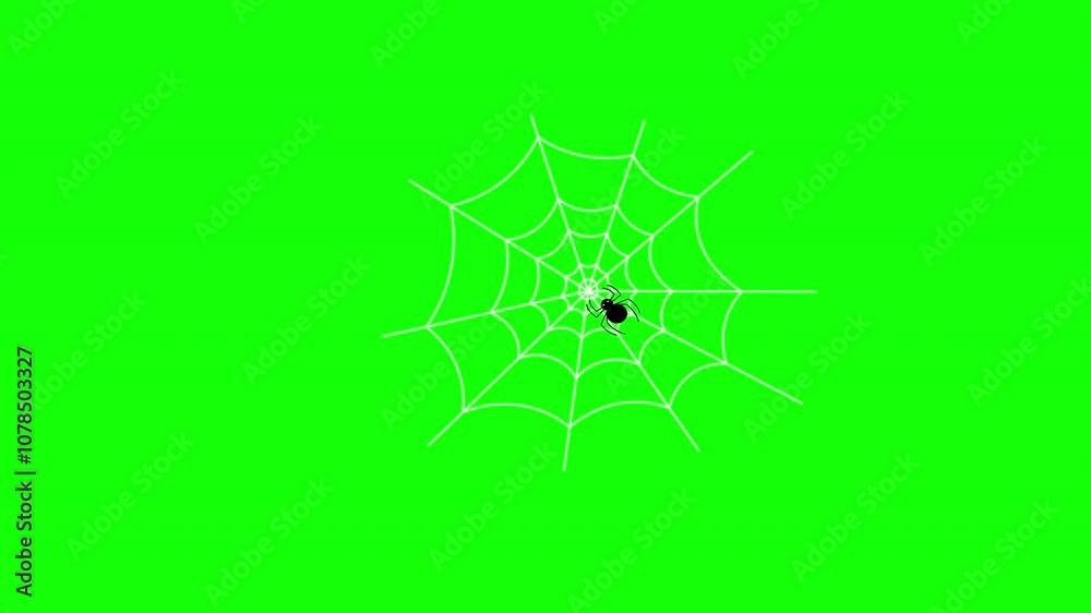 spider web icon concept loop animation video with alpha channel spider web icon concept loop animation video with alpha channel