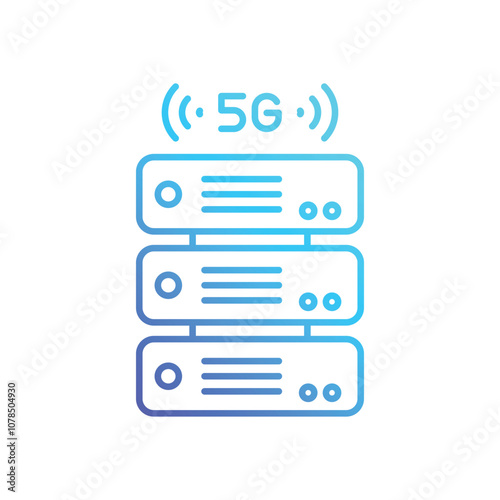 Enhanced Bandwidth vector icon