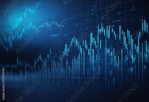 Innovative Wallpaper Featuring Forex Chart Design. Created with Generative AI Technology