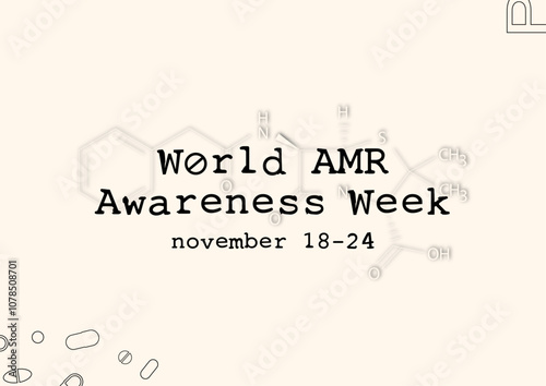 World antimicrobial resistance awareness week design. 