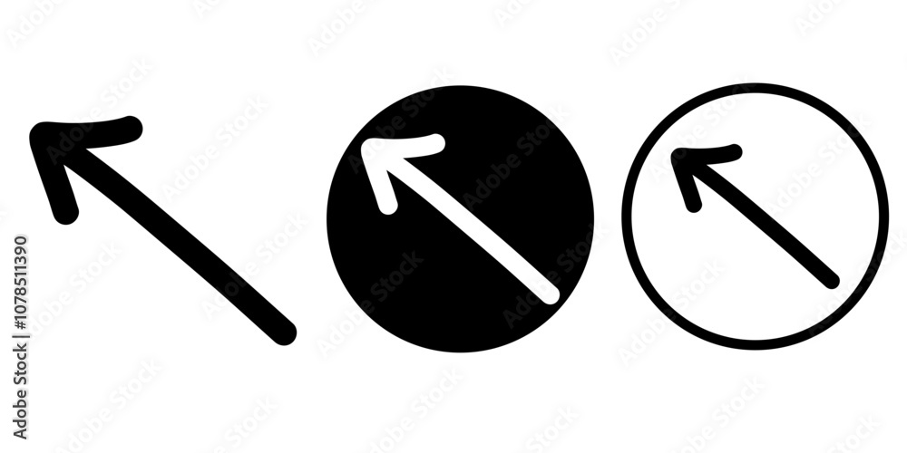 Arrows vectors icon set Arrows vectors icon set