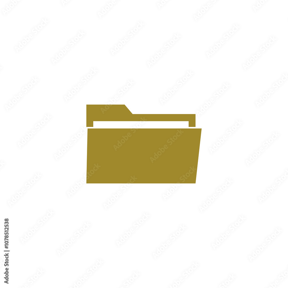 Folder icon isolated on transparent background Folder icon isolated on transparent background
