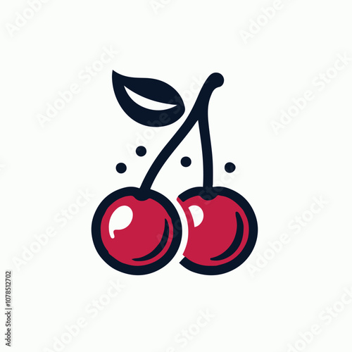 cherry logo illustration