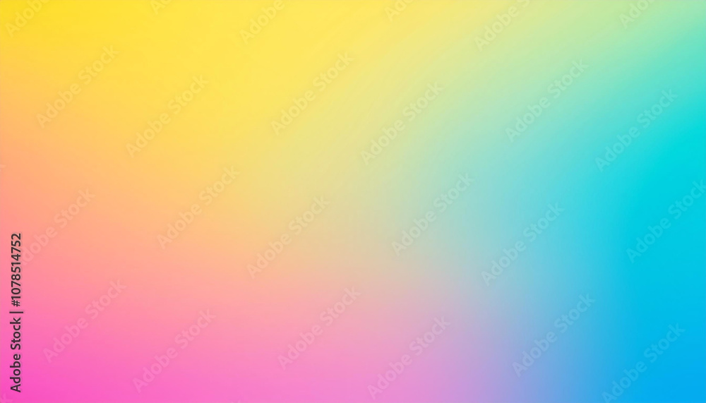Abstract Gradient Background with Yellow, Pink, Abstract Gradient Background with Yellow, Pink,