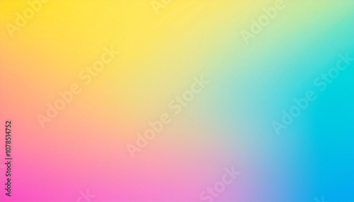 Abstract Gradient Background with Yellow, Pink,