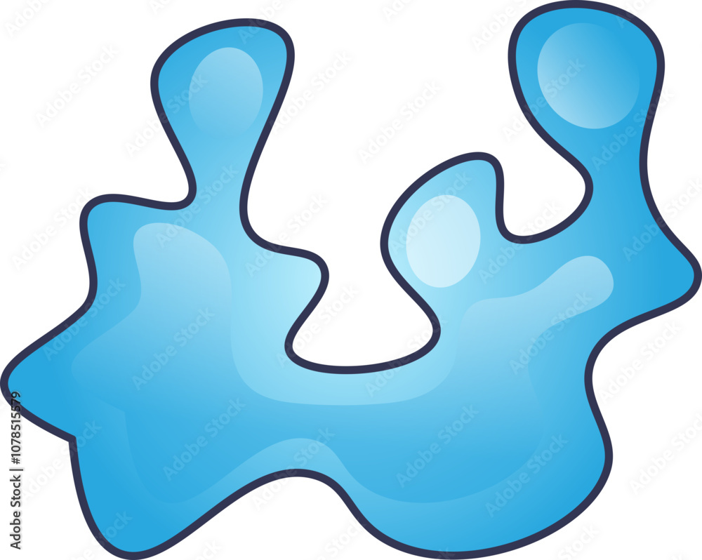 Abstract blue water splash symbolizing freshness and fluidity. Abstract blue water splash symbolizing freshness and fluidity.