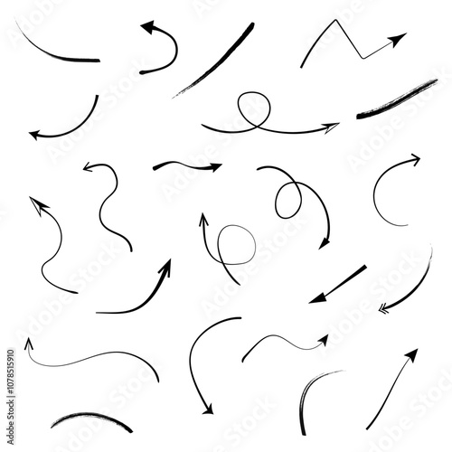 set of black arrows