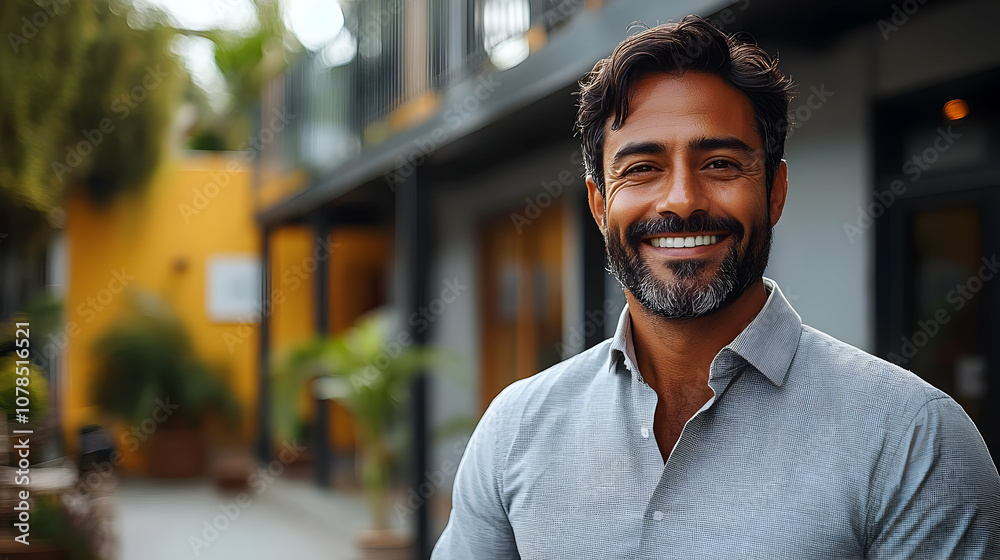 Smiling Man Portrait, Photo Smiling Man Portrait, Photo