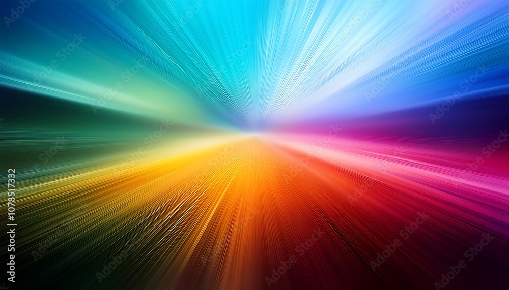 Obraz premium Blur effect with bright color combination