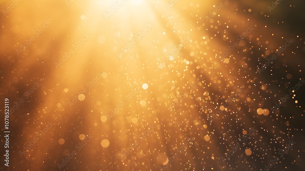 Specks of dust floating in a sunbeam AI generated illustration Specks of dust floating in a sunbeam AI generated illustration