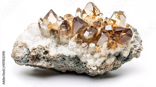 mineral stone isolated on white background