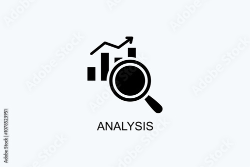 Analysis Vector Icon Or Logo Illustration