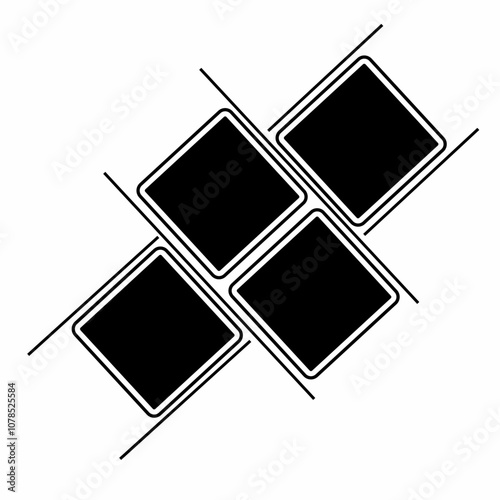 illustration vector graphic of design abstract geometric