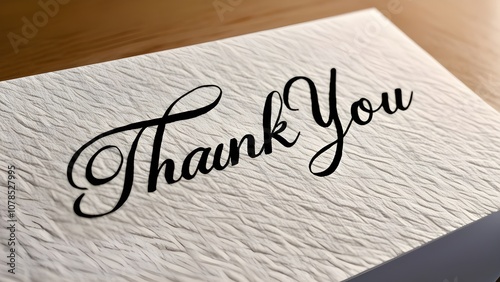 thank you card template abstract minimalist background