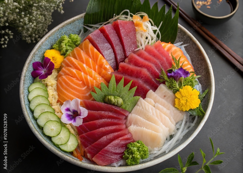High-Quality Drone Photography of Sashimi Food Dish Top View Isolated on a Clear Background Perfect for Culinary and Food Blogs, Menus, and Gourmet Recipe Websites High-Quality Drone Photography of Sashimi Food Dish Top View Isolated on a Clear Background Perfect for Culinary and Food Blogs, Menus, and Gourmet Recipe Websites
