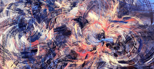 Wallpaper Mural Abstract multicolor grainy background. Color pattern. Paint texture. Fractal artwork for creative graphic design Torontodigital.ca