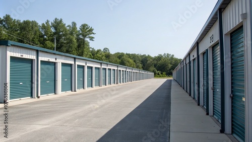 Individual Storage Units at Large Facility with Ample Copy Space for Organizational and Business Use, Illustrating Storage Solutions for Various Needs and Purposes