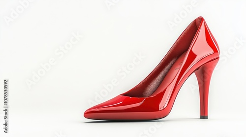 Red High Heel Shoe