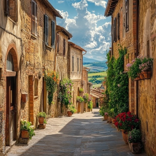 Charming Italian Alleyway
