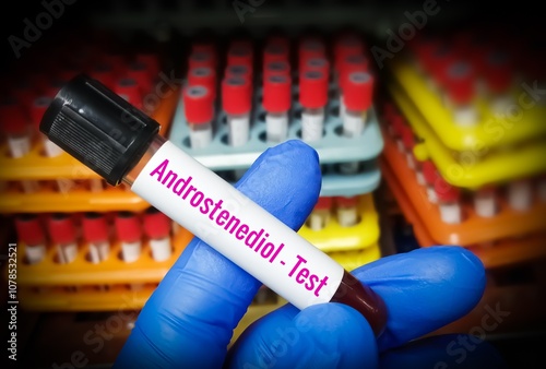 Androstenediol Hormone blood test, Male hormone photo