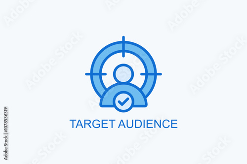 Target Audience Vector Icon Or Logo Illustration