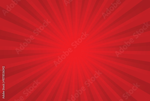 Flat Red comic style background