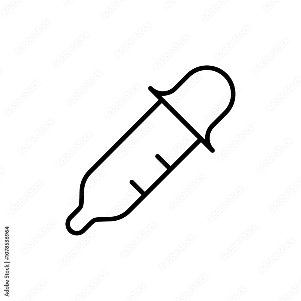 Eye dropper icon Outline vector for web ui Eye dropper icon Outline vector for web ui