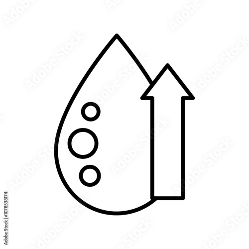 High cholesterol icon Outline vector for web ui