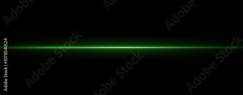 Light green reflection lines, neon lighting in blue colors. Bright light lens. Police light effects, line. Shiny stars, sparks on a black background. Vector blue light effect