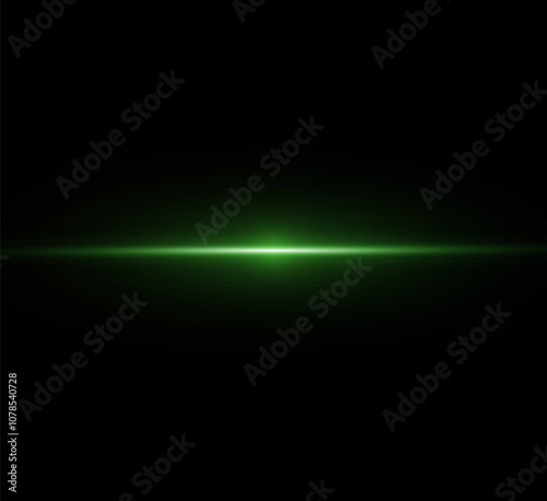 Light yellow reflection lines, neon lighting in blue colors. Bright light lens. Police light effects, line. Shiny stars, sparks on a black background. Vector blue light effect