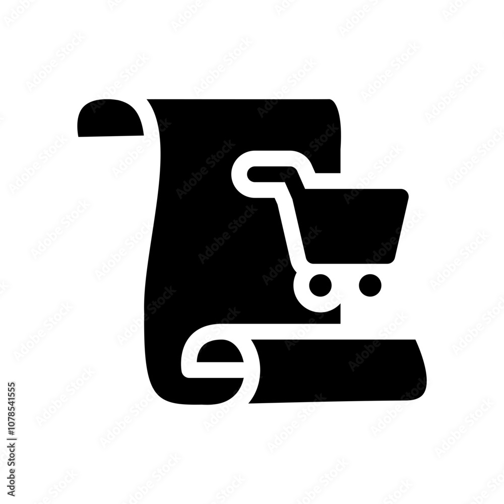 Obraz premium Grocery List Icon