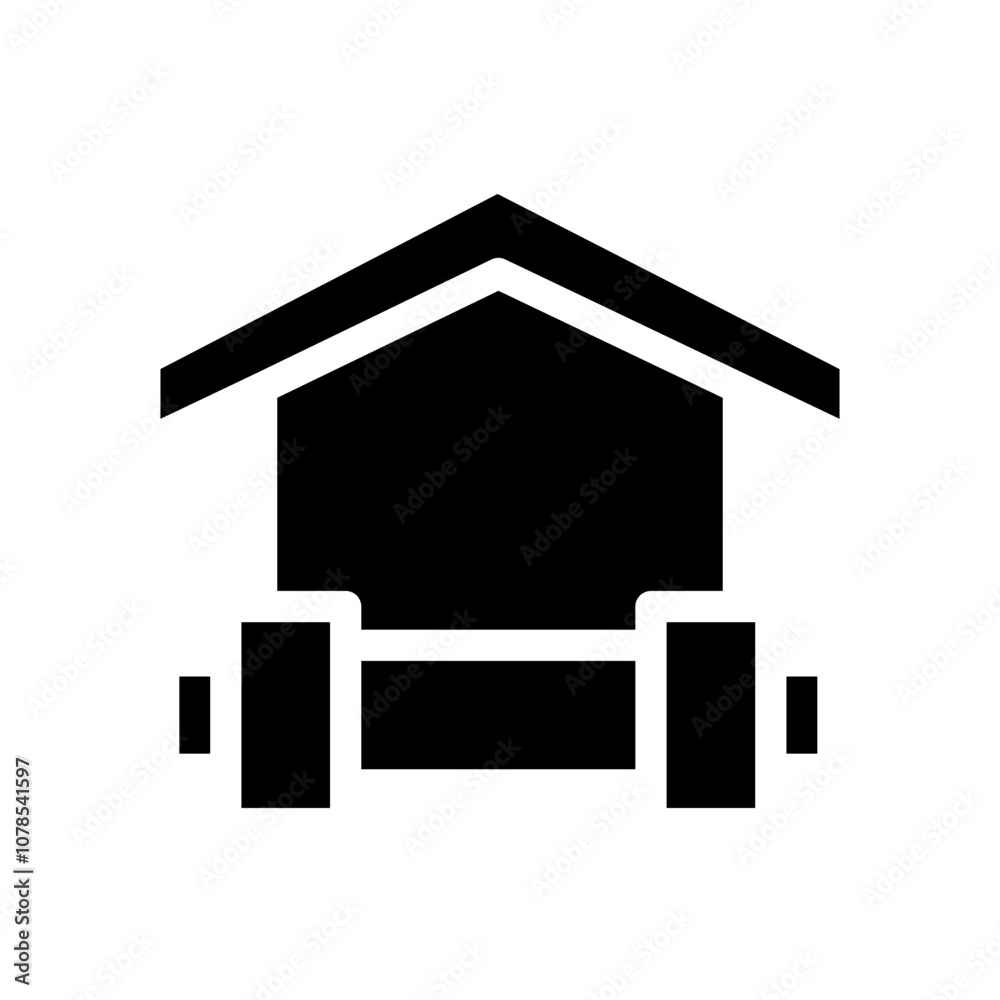 Home Gym Equipment Icon Home Gym Equipment Icon