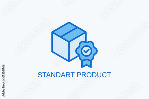 Standart Product Vector Icon Or Logo Illustration