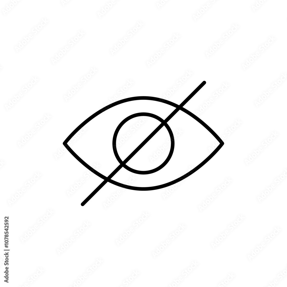Sensitive content Outline vector for web ui Sensitive content Outline vector for web ui