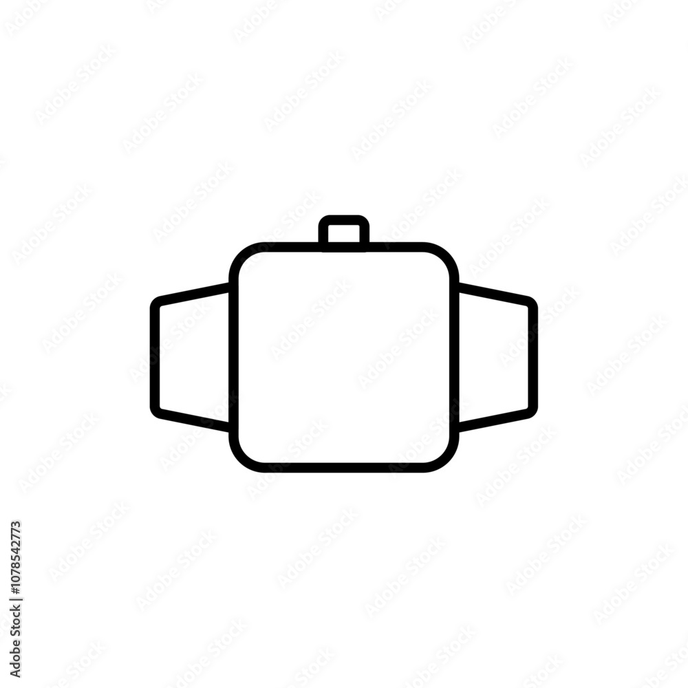 Smart watch icon Outline vector for web ui Smart watch icon Outline vector for web ui