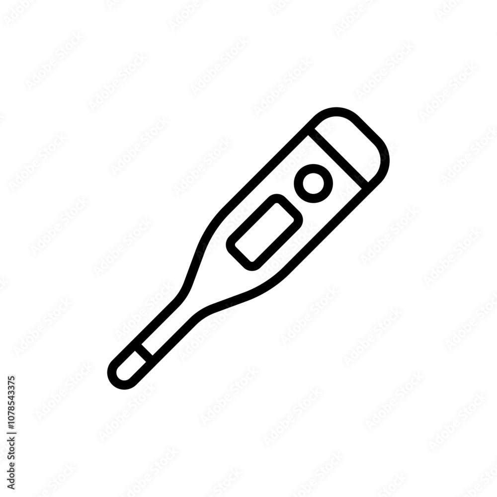 thermometer icon sign Outline vector for web ui thermometer icon sign Outline vector for web ui