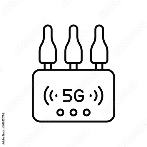 5g Modem vector icon