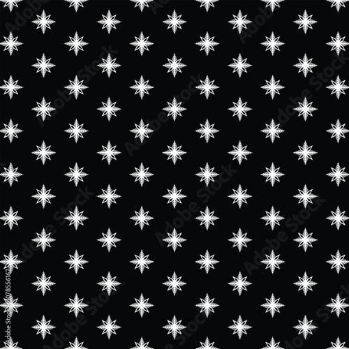 snowflake pattern background effect design 