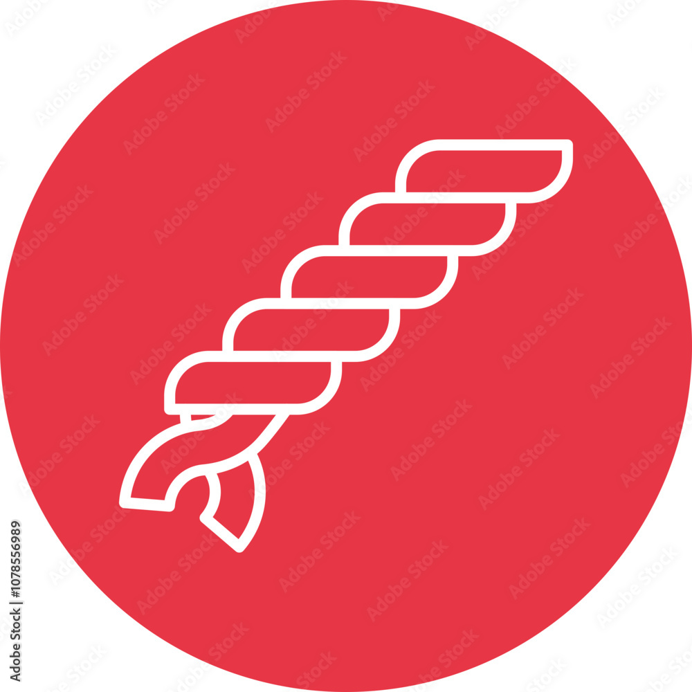 Rope line circle icon Rope line circle icon