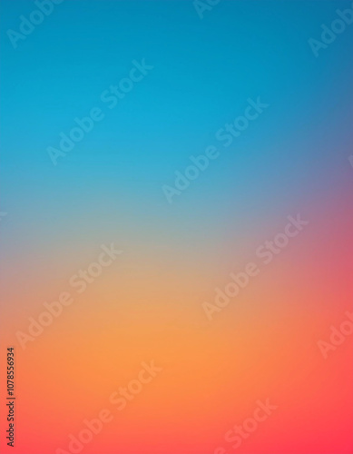 Abstract Gradient Background with Blue, Orange