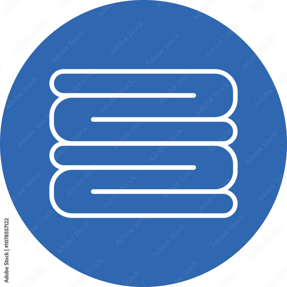 Thermal Blanket line circle icon Thermal Blanket line circle icon