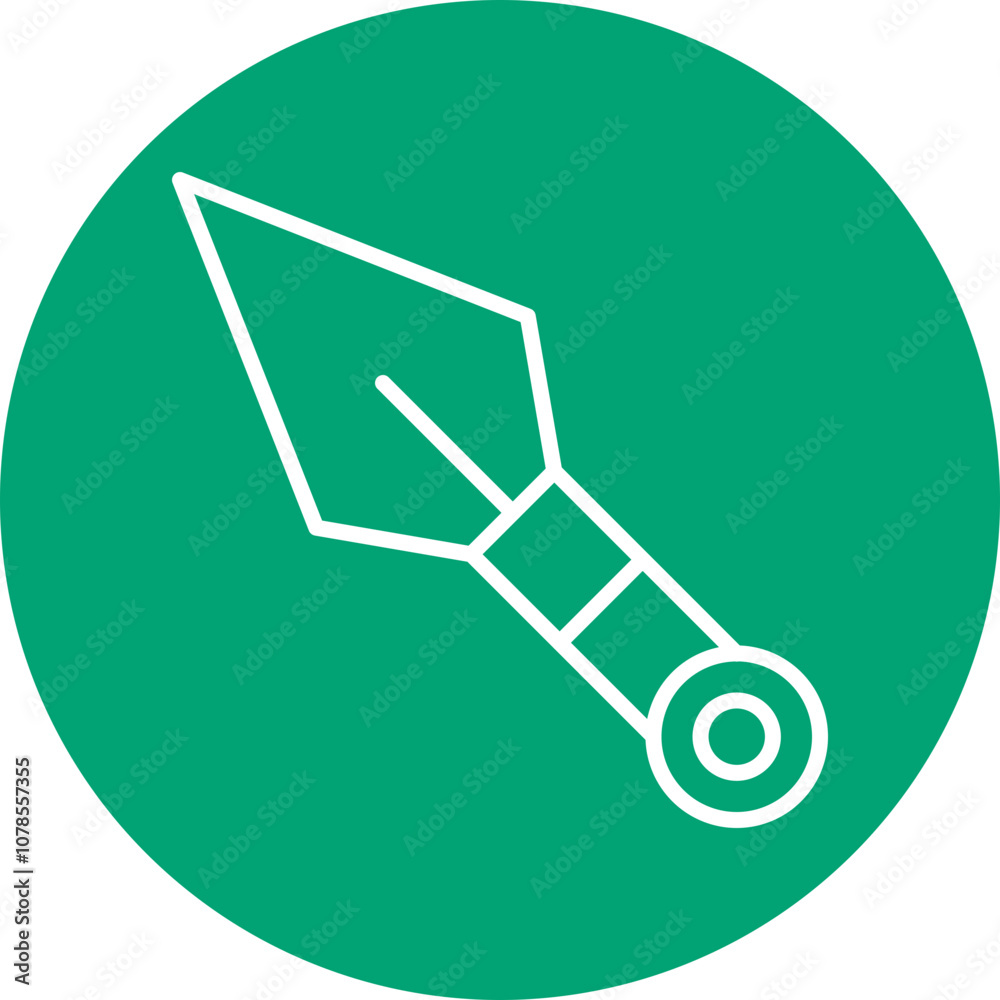 Selfdefense Tool line circle icon Selfdefense Tool line circle icon
