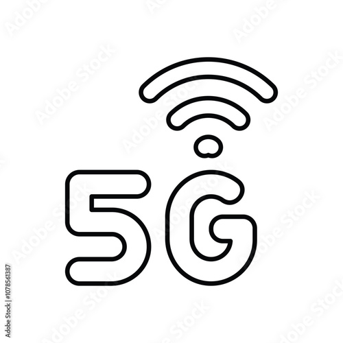 5g vector icon