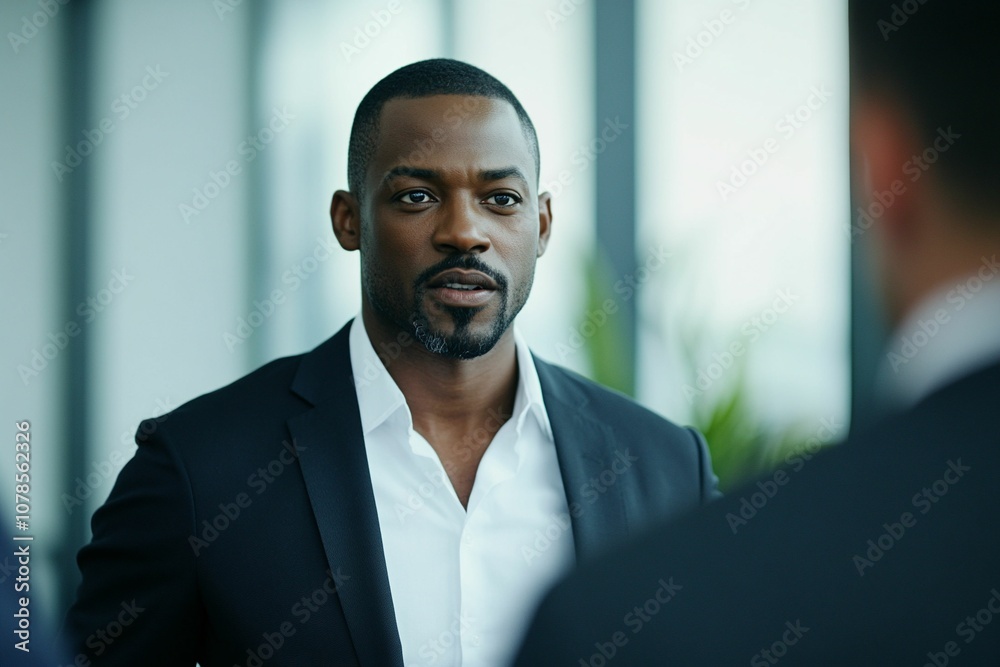 Businessman in Formal Suit Looking Confident Businessman in Formal Suit Looking Confident